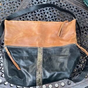 Rough and Tumble XL City Safari black and brown leather